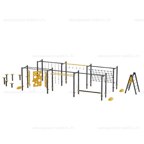 Agrès de course d'obstacles Ninja workout